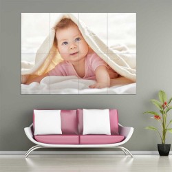 Kids Baby Children Picture serie 5  Block Giant Wall Art Poster (P-2598)