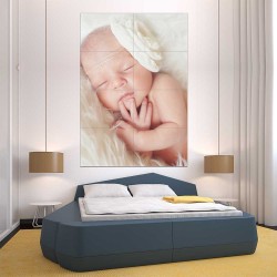 Kids Baby Children Picture serie 6 Block Giant Wall Art Poster (P-2599)