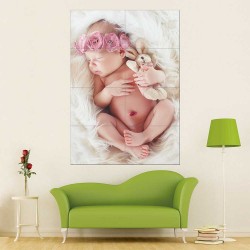 Kids Baby Children Picture serie 7 Block Giant Wall Art Poster (P-2600)