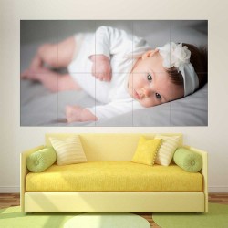 Kids Baby Children Picture serie 8  Block Giant Wall Art Poster (P-2601)