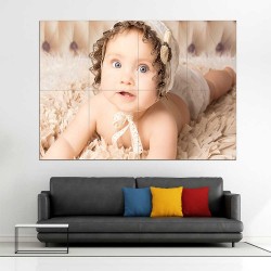 Kids Baby Children Picture serie 9  Block Giant Wall Art Poster (P-2602)