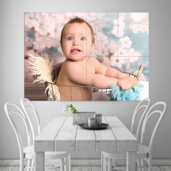 Kids Baby Children Picture serie 10  Block Giant Wall Art Poster (P-2603)