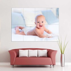 Kids Baby Children Picture serie 18  Block Giant Wall Art Poster (P-2611)