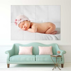 Kids Baby Children Picture serie 21  Block Giant Wall Art Poster (P-2614)