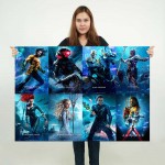 Aquaman Movie Block Giant Wall Art Poster