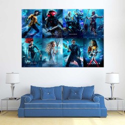 Aquaman Movie  Block Giant Wall Art Poster (P-2617)