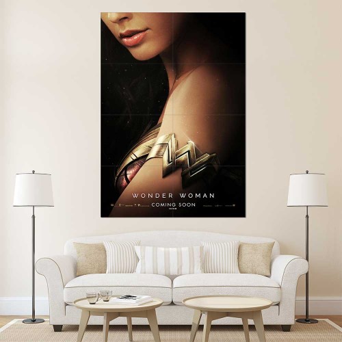 Wonder Woman Movie Block Giant Wall Art Poster