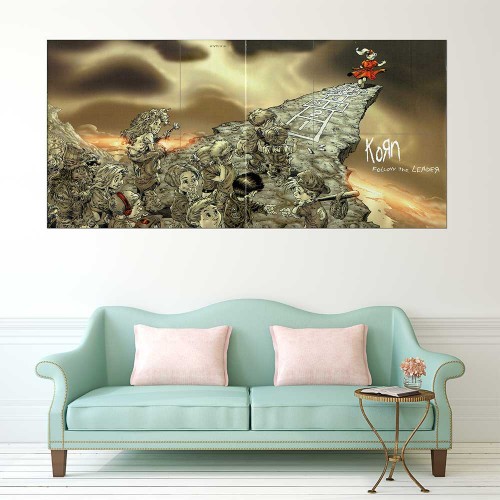 Korn Follow The Leader  Wand-Kunstdruck Riesenposter 