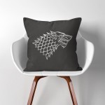 House Stark Sigil Game of Thrones Kissenbezüge  Kissenhüllen