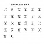 ปลอกหมอนอิง  ชื่อย่อ อักษรย่อ  monograms V.1