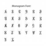 ปลอกหมอนอิง ชื่อย่อ อักษรย่อ  monograms V.3