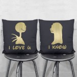 I love U and I know The nightmare before christmas Pair Pillowcases Set