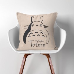 My Neighbour Totoro  Linen Cotton throw Pillow Cover (PW-0043)