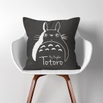 My Neighbour Totoro  Linen Cotton throw Pillow Cover