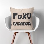 ปลอกหมอนอิง ภาพ Foxy Grandpa