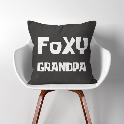 ปลอกหมอนอิง ภาพ Foxy Grandpa