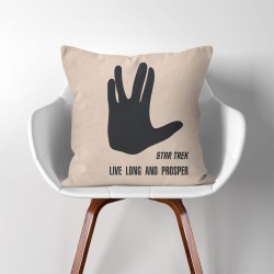 ปลอกหมอนอิง ภาพ Star Trek Spock Hand  (PW-0187)