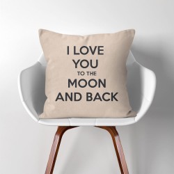 I Love You to The Moon and Back Kissenbezüge & Kissenhüllen (PW-0189)