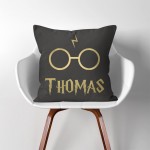 ปลอกหมอนใส่ขื่อได้  Personalized Name Harry Potter Inspiration