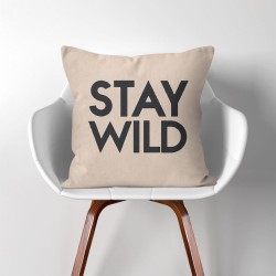 ปลอกหมอนอิง ภาพ Stay Wild V.2  (PW-0213)