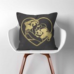 Joker and Harley Quinn  Linen Cotton throw Pillow Cover