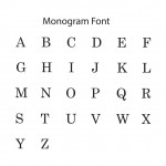 ปลอกหมอนอิง ชื่อย่อ อักษรย่อ  Monograms V.5