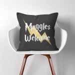 Muggles Welcome Harry Potter Kissenbezüge  Kissenhüllen