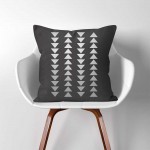 Triangle Pattern  Linen Cotton throw Pillow Cover