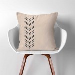 Arrow Line  Linen Cotton throw Pillow Cover