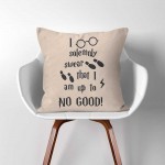 I solemnly swear that i am up to no good Harry Potter  Linen Cotton throw Pillow Cover