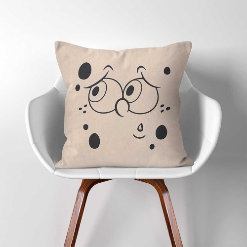 Spongebob Squarepants  Linen Cotton throw Pillow Cover