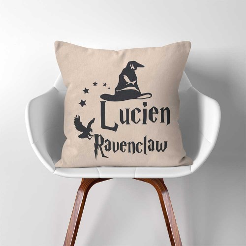 Personalized Name Sorting Hat Ravenclaw Harry Potter throw Pillow Cover