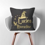 Personalized Name Sorting Hat Ravenclaw Harry Potter throw Pillow Cover