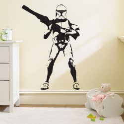 Star Wars STORMTROOPER Wandaufkleber Wandtattoo (WD-0006)