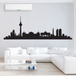 สติกเกอร์ติดผนัง Berlin City Skyline  Wall Sticker