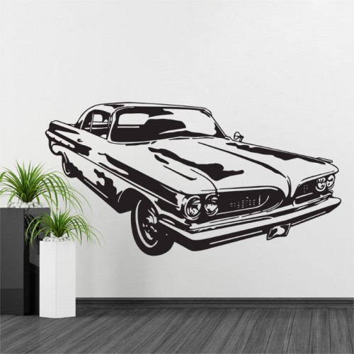 1967 Pontiac Gto Muscle Car Vinyl Wall Decal 