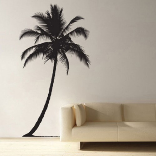 Coconut Tree Vinyl Wall Art Decal 