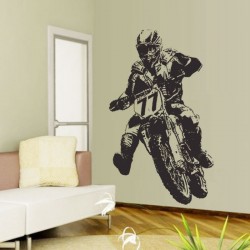 Extreme Motocross Bike Wandaufkleber Wandtattoo (WD-0042)