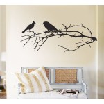 Birds on Branch Vinyl Wall Art Decal