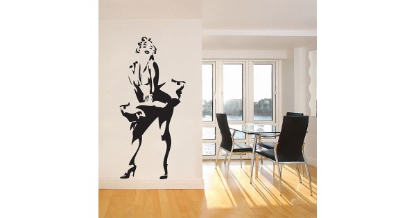 Accents, Marilyn Monroe Peel Stick Wall Decals