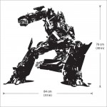 Transformers Optimus Prime Vinyl Wall Art Decal 