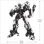 Transformers Bumblebee Vinyl Wall Art Decal 