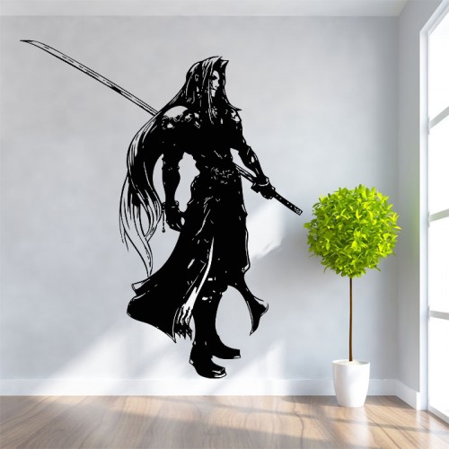 Sephiroth Final Fantasy Vinyl Wall Art Decal