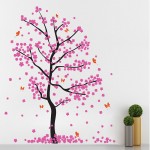 Fall Cherry Blossom Tree Vinyl Wall Art Decal 