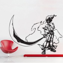 สติกเกอร์ติดผนัง Afro Samurai Wall Sticker (WD-0118)