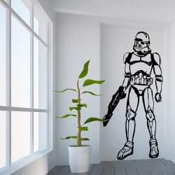 Star Wars Stormtrooper Wandaufkleber Wandtattoo (WD-0119)