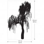 Weeping Willow Tree Vinyl Wall Art Decal 