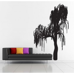 สติกเกอร์ติดผนัง ภาพ Weeping Willow Tree Wall Sticker (WD-0130)