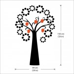 สติกเกอร์ติดผนัง Circles Tree Wall Sticker