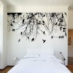 Tree Branch With Birds and Dragonfly Vinyl Wall Art Decal